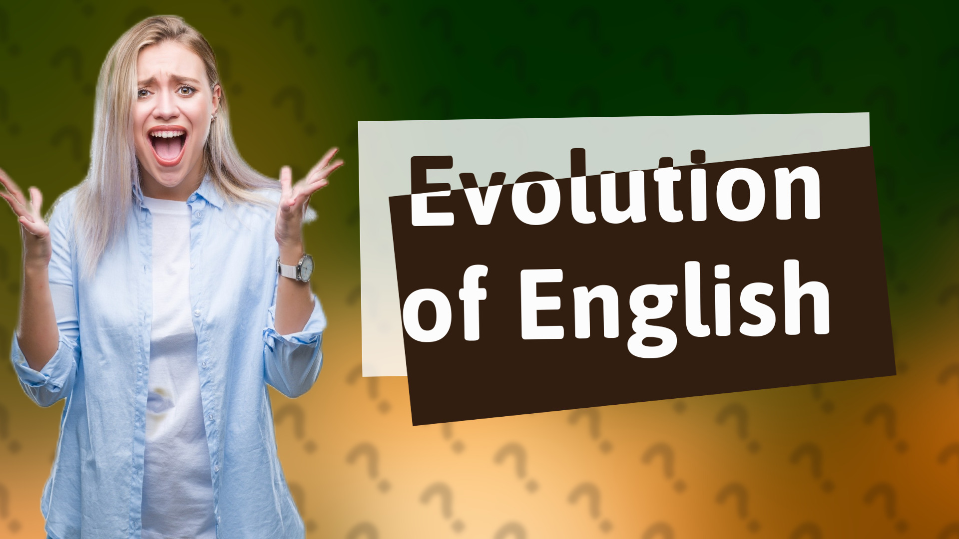 Evolution of English