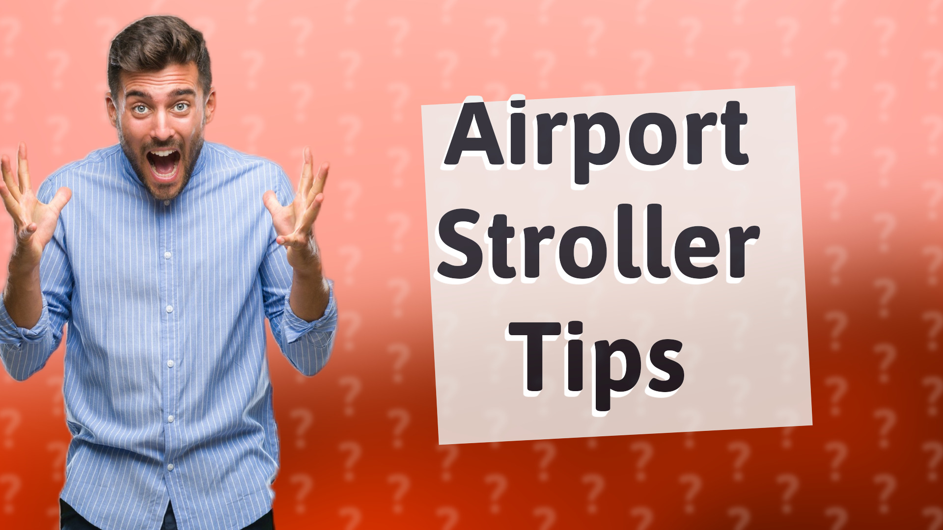 Airport Stroller Tips