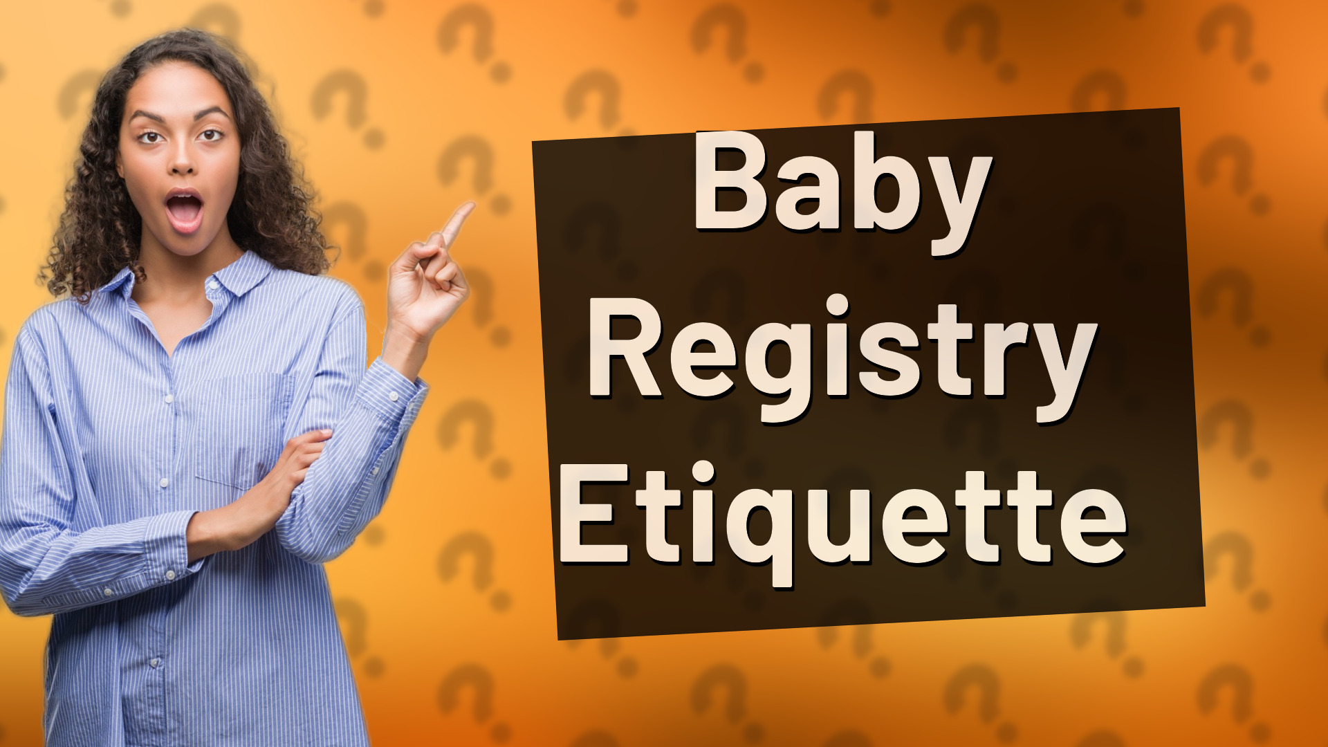 Baby Registry Etiquette