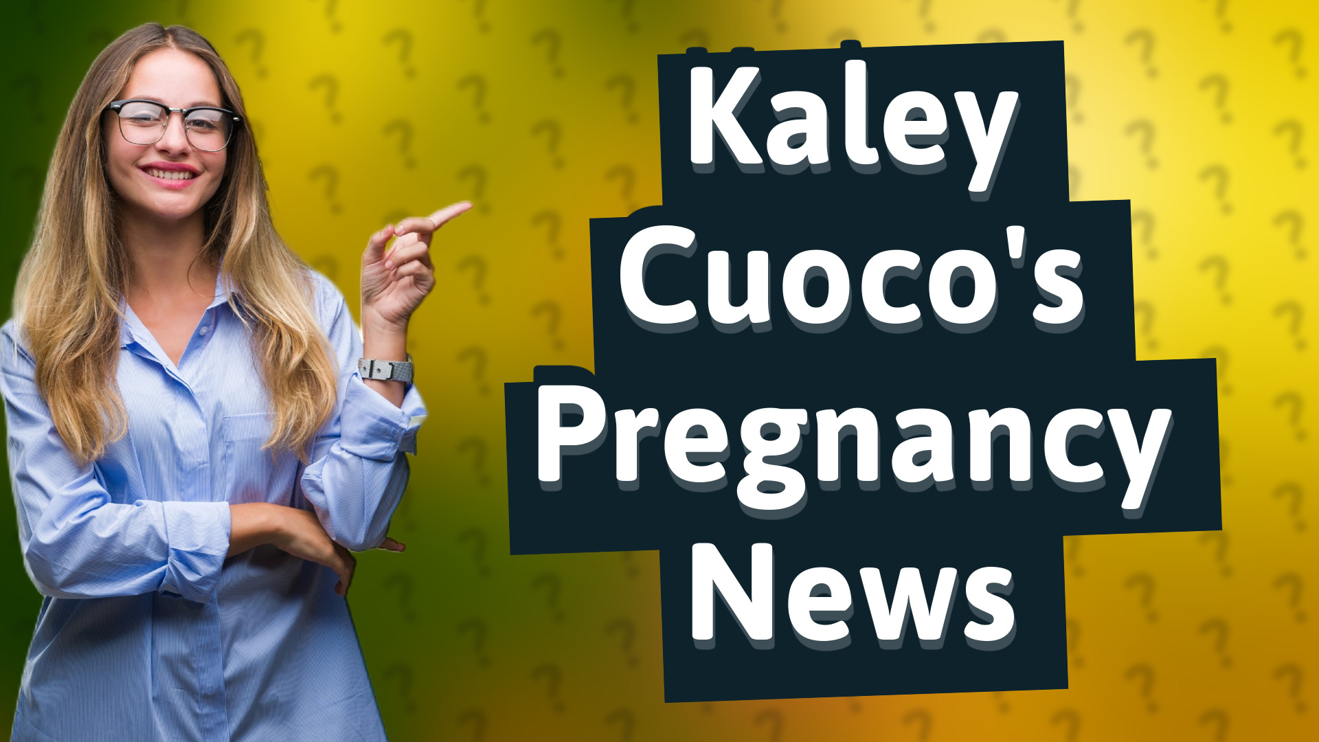 Kaley Cuoco's Pregnancy News