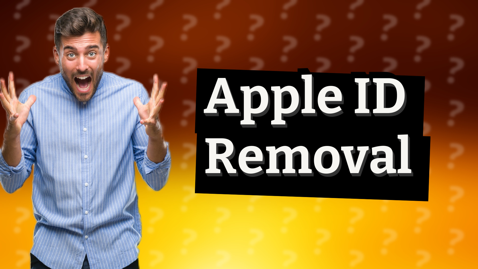Apple ID Removal