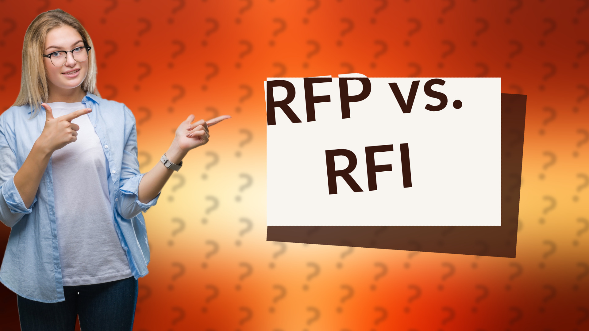RFP vs. RFI