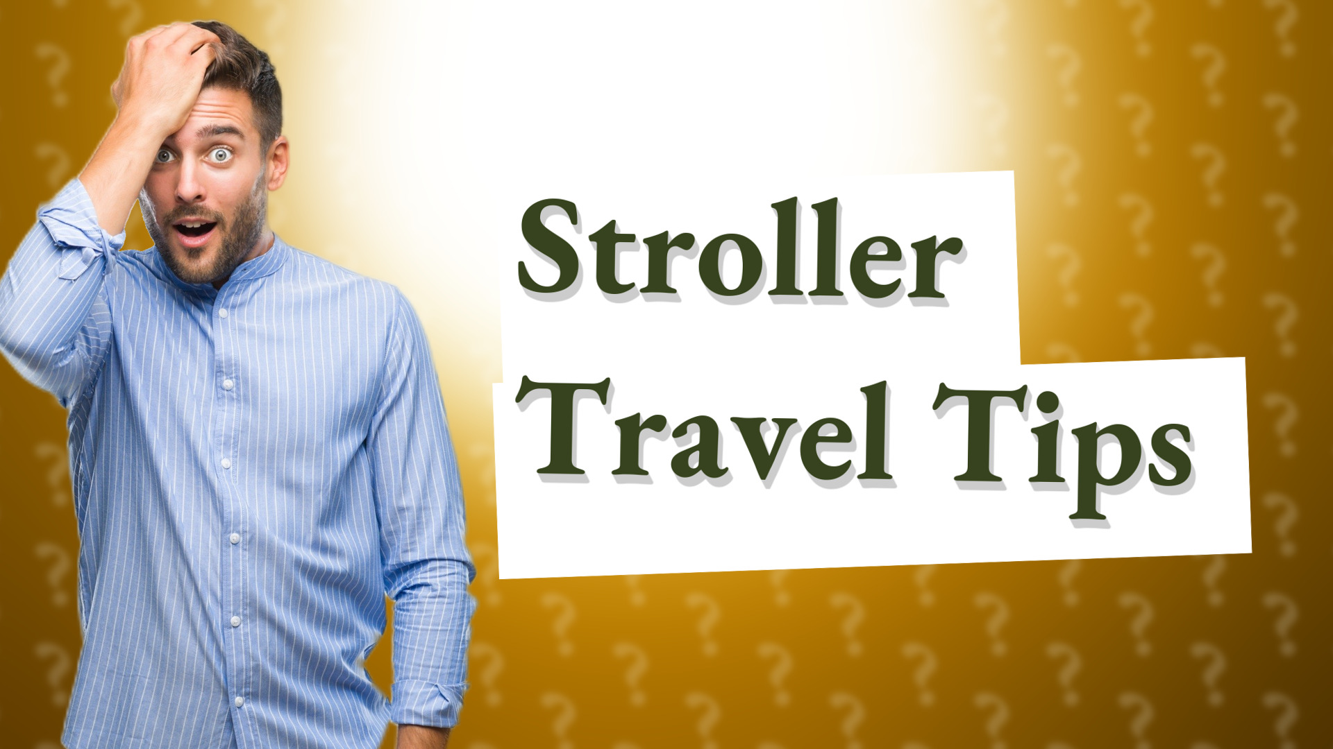 Stroller Travel Tips
