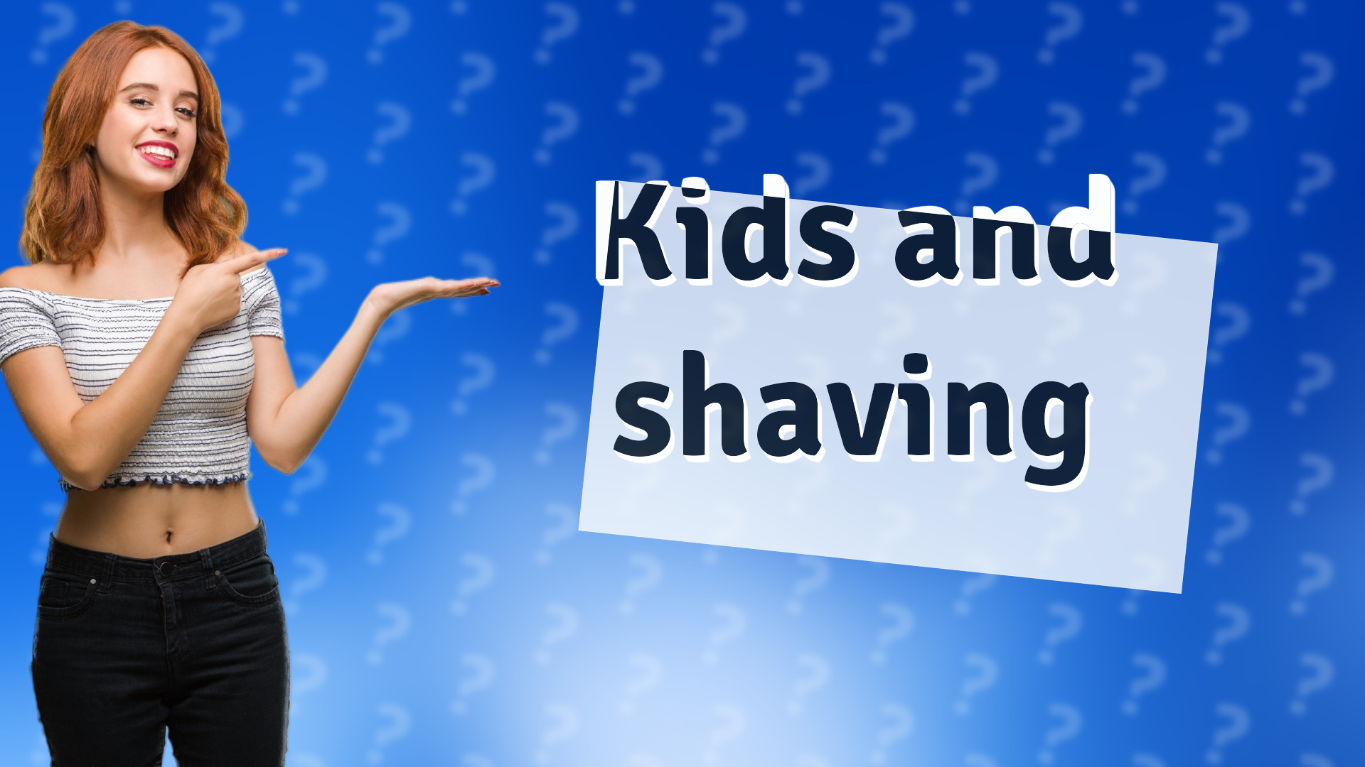 Kids and shaving
