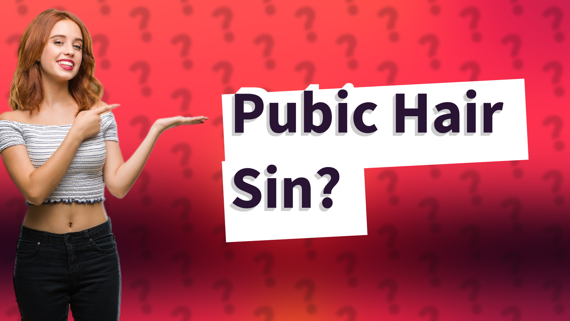 Pubic Hair Sin?