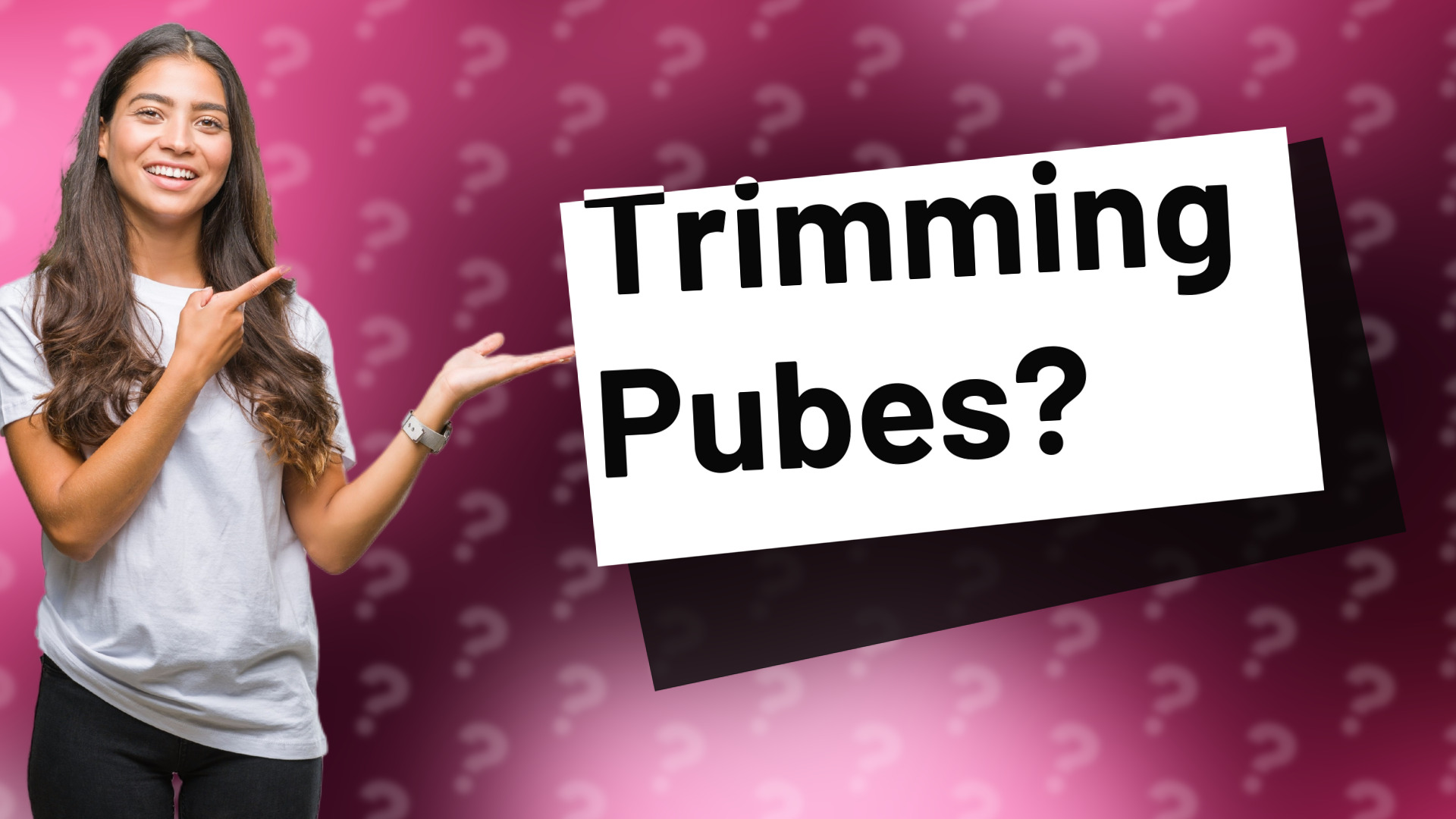Trimming Pubes?