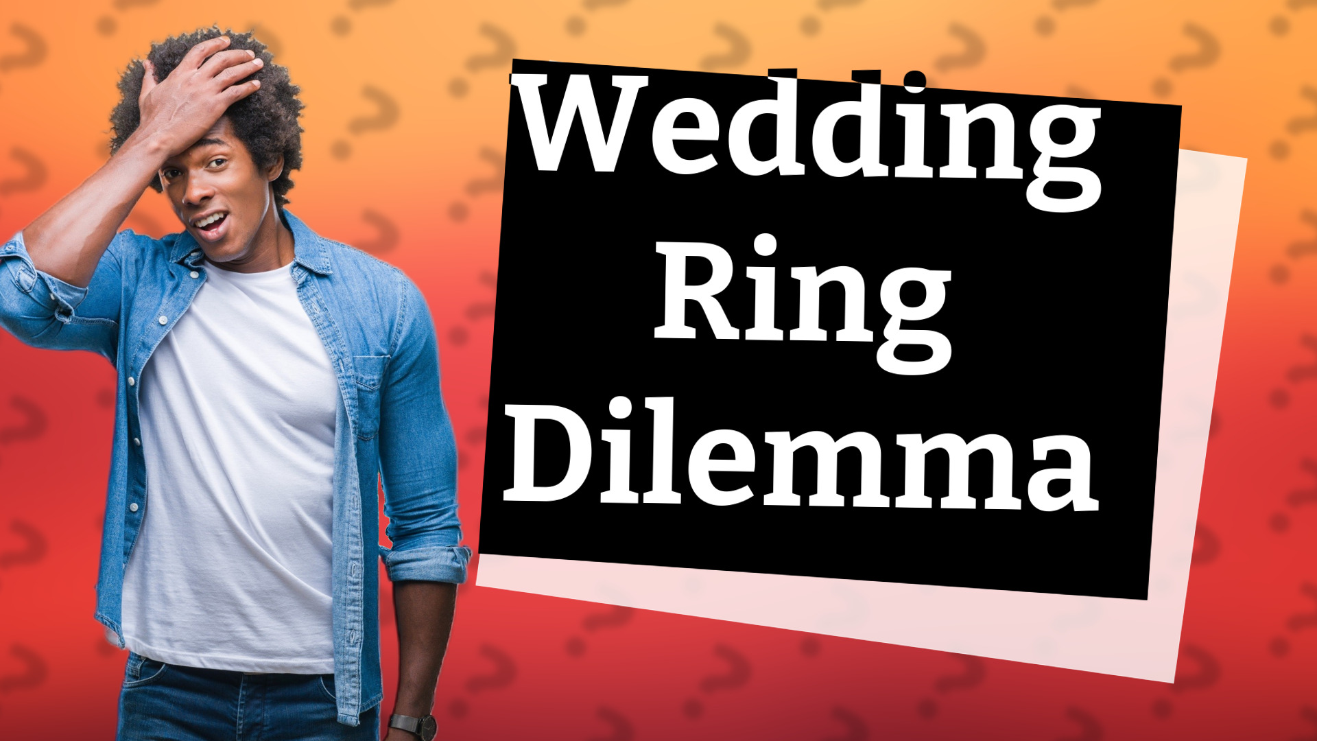 Wedding Ring Dilemma