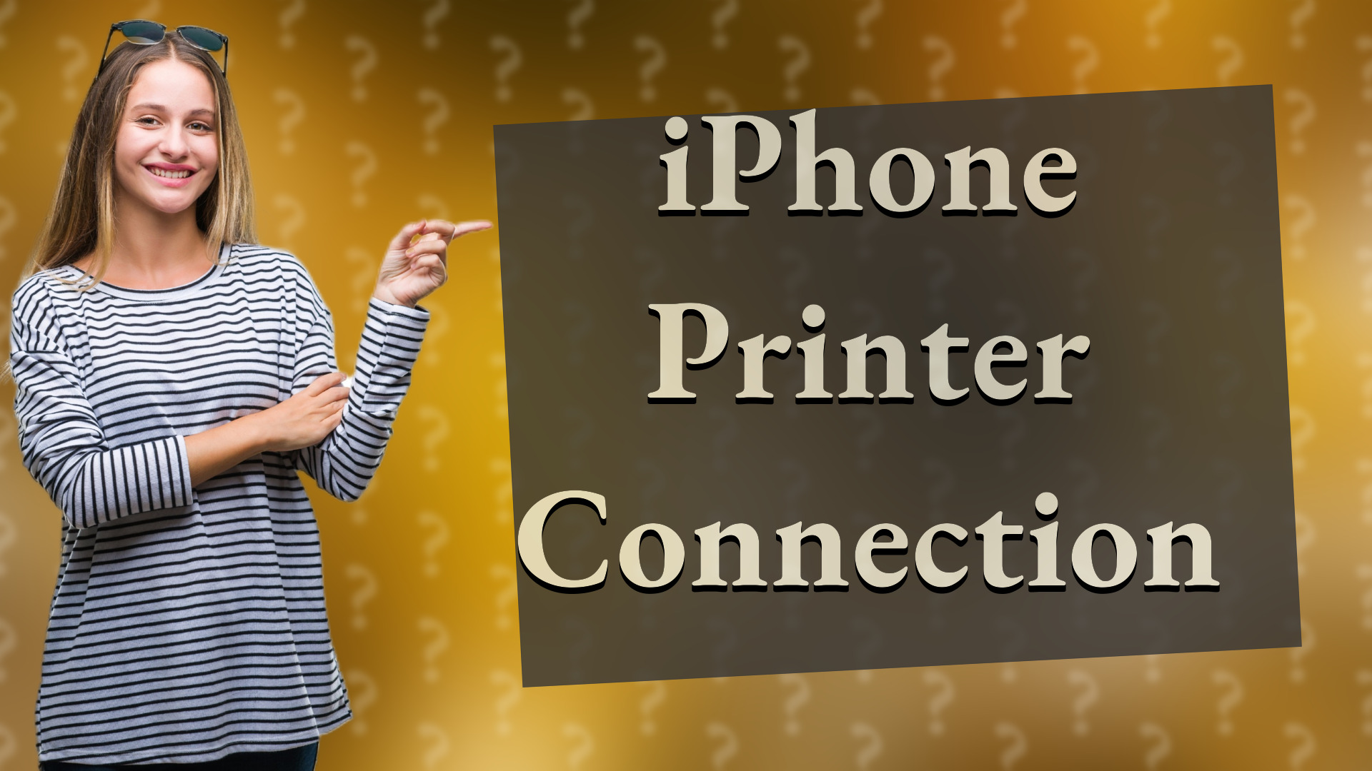 iPhone Printer Connection