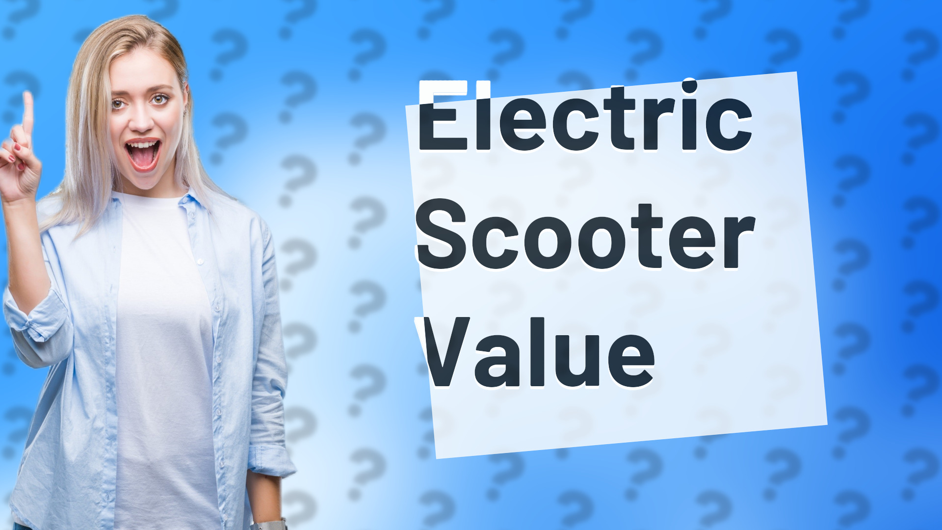Electric Scooter Value