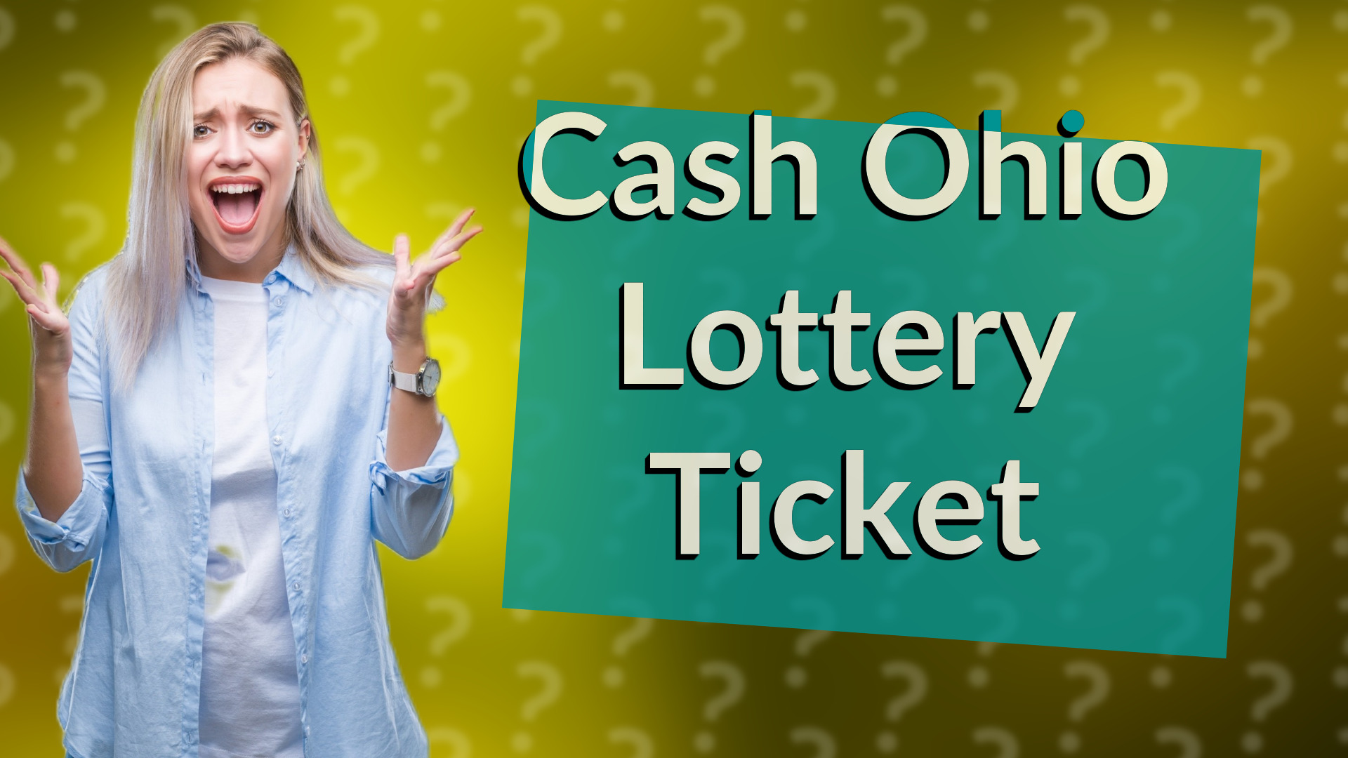 Cash Ohio Lottery Ticket