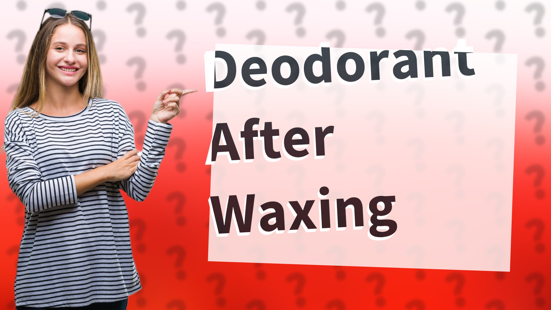 Deodorant After Waxing