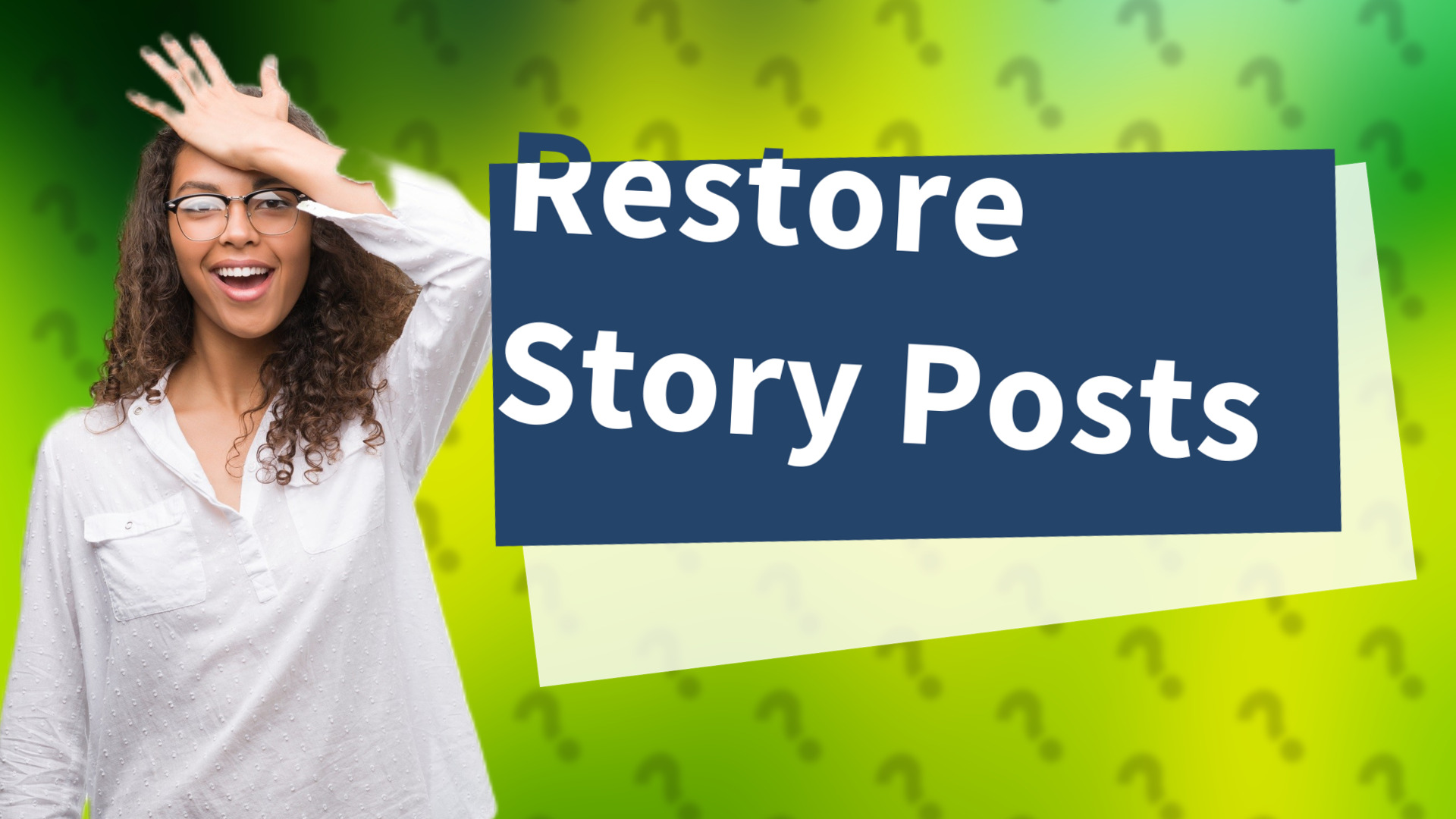 Restore Story Posts