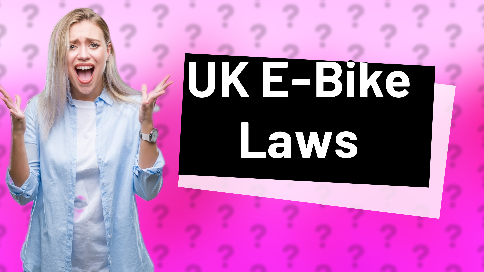 UK E-Bike Laws