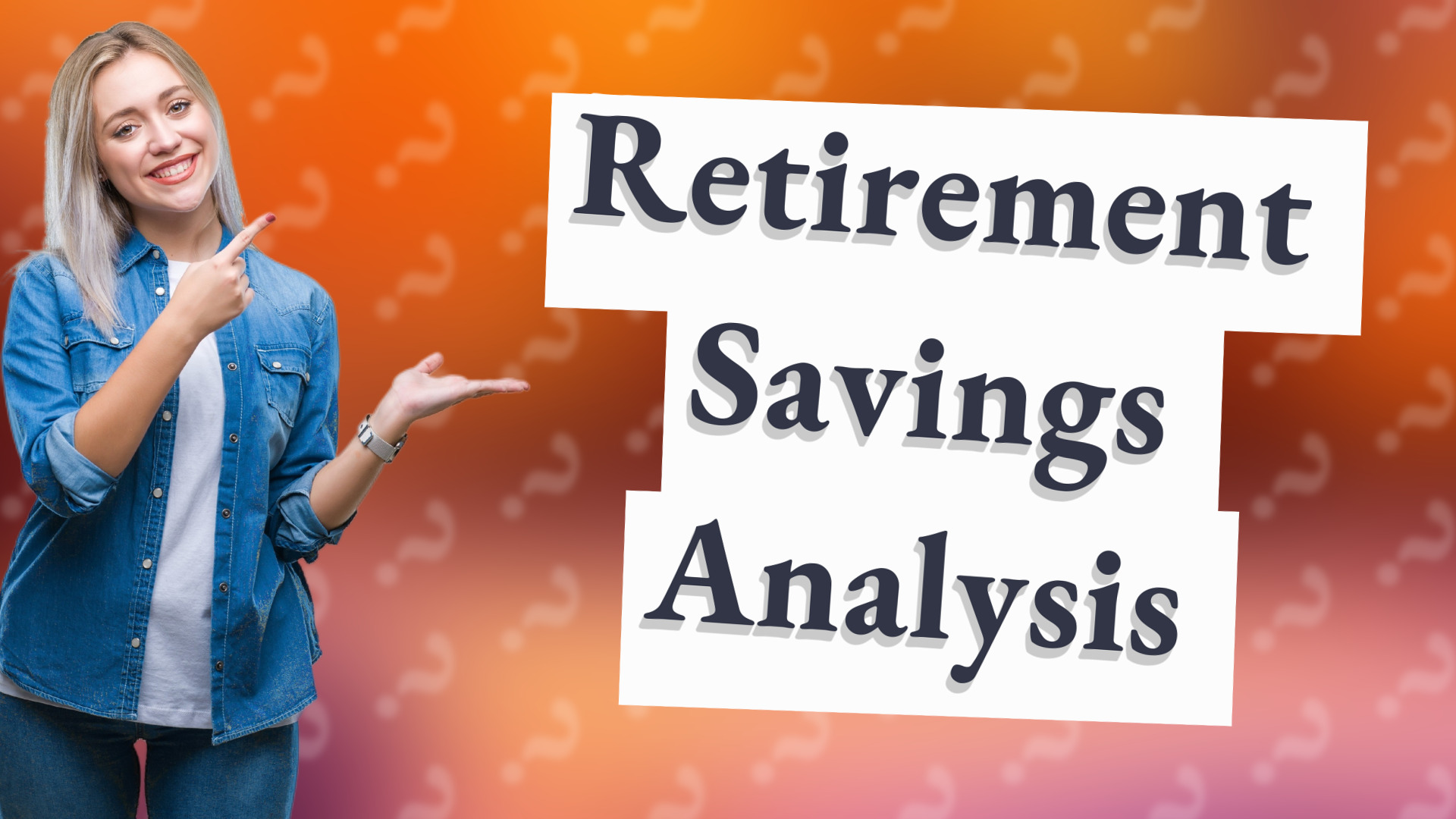 Retirement Savings Analysis