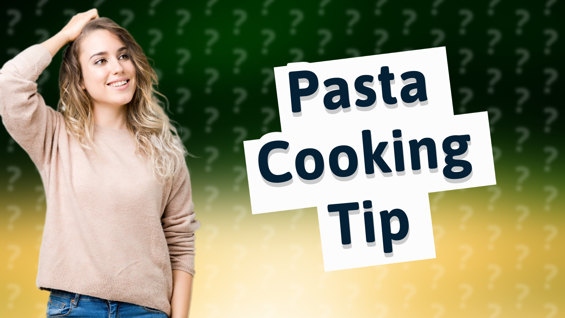 Pasta Cooking Tip