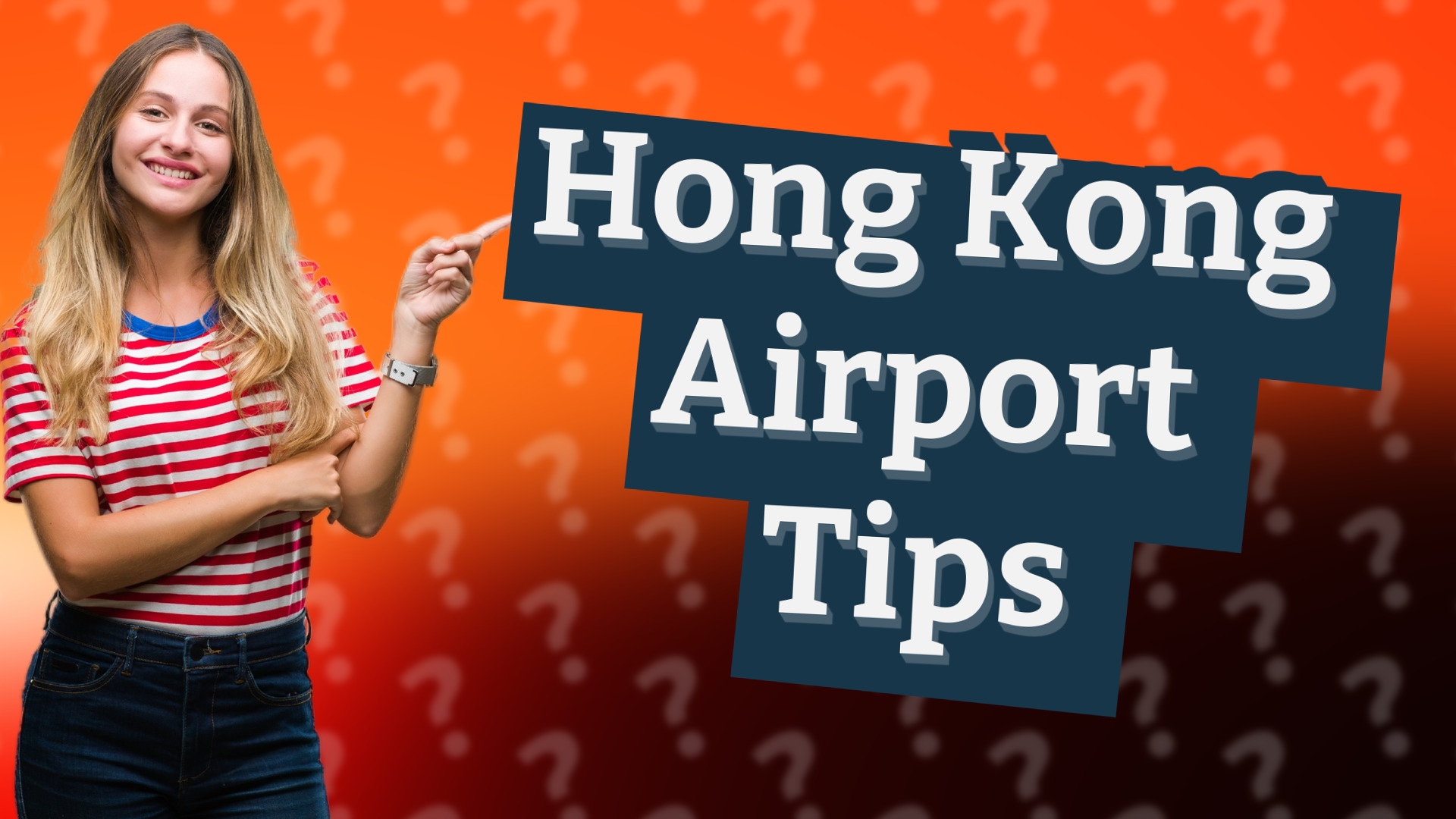 Hong Kong Airport Tips