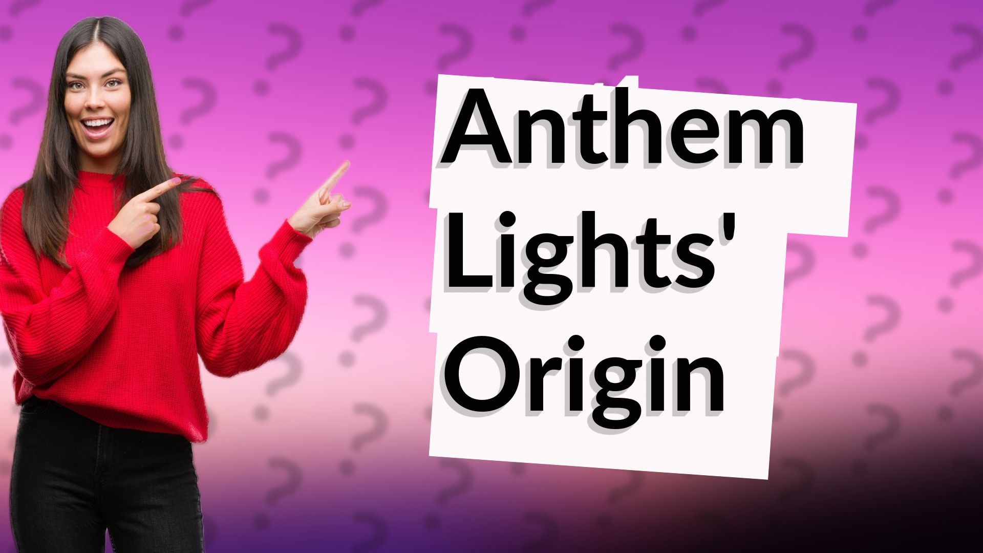 Anthem Lights' Origin