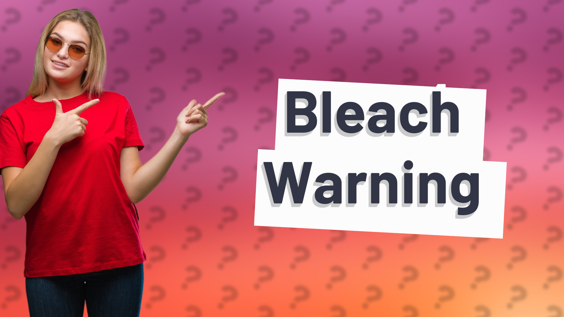 Bleach Warning