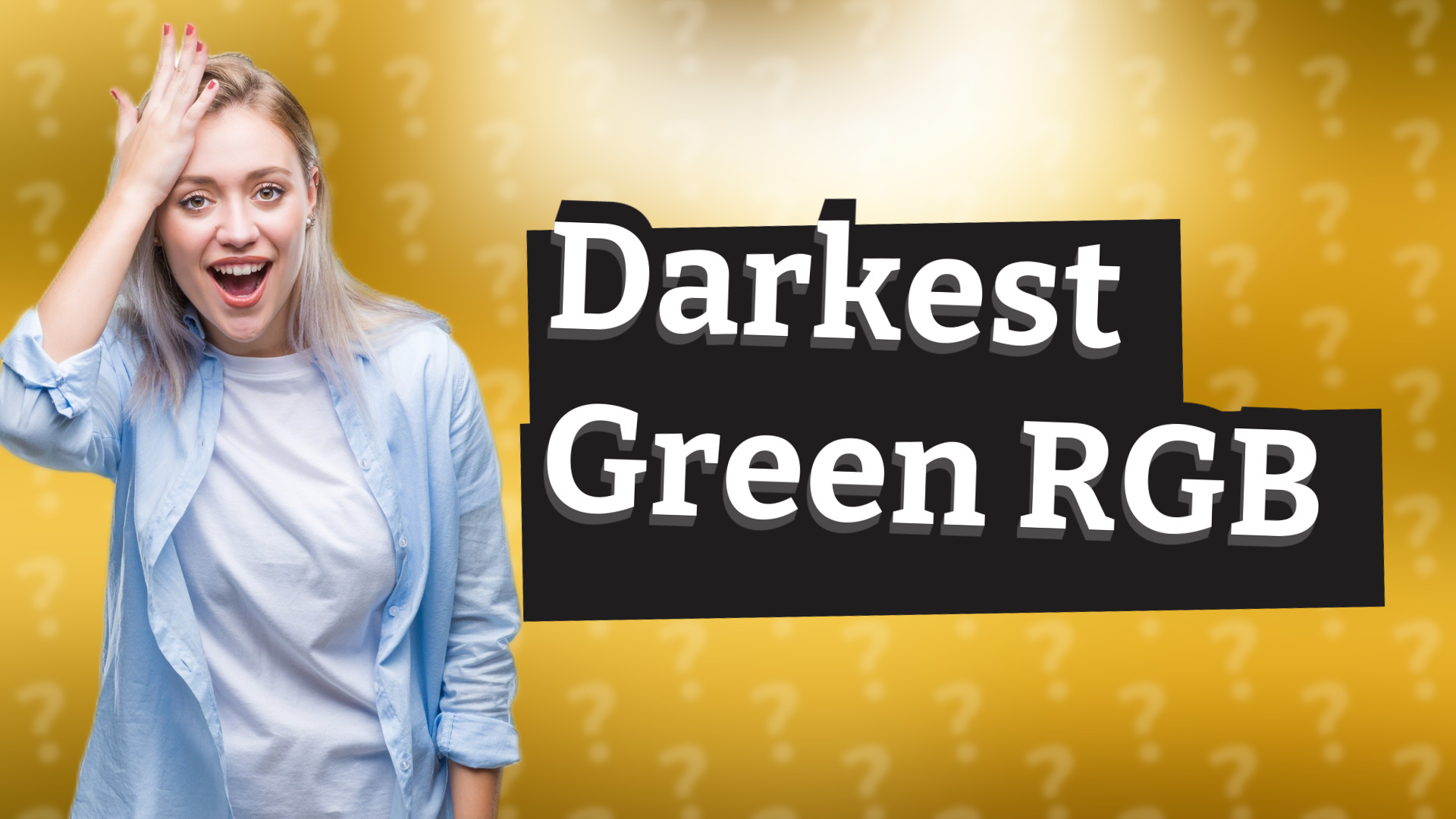 Darkest Green RGB