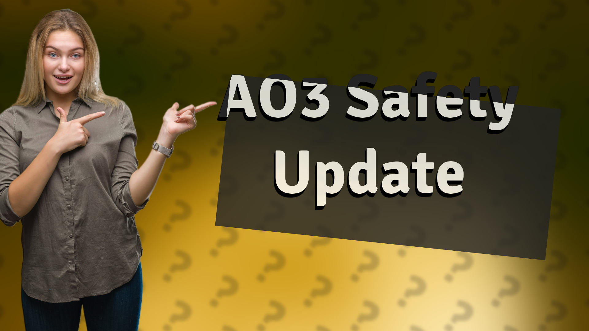 AO3 Safety Update