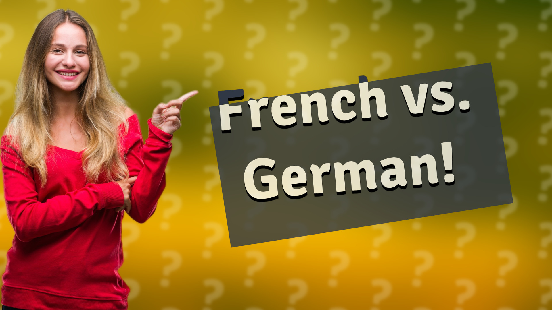 French vs. German!