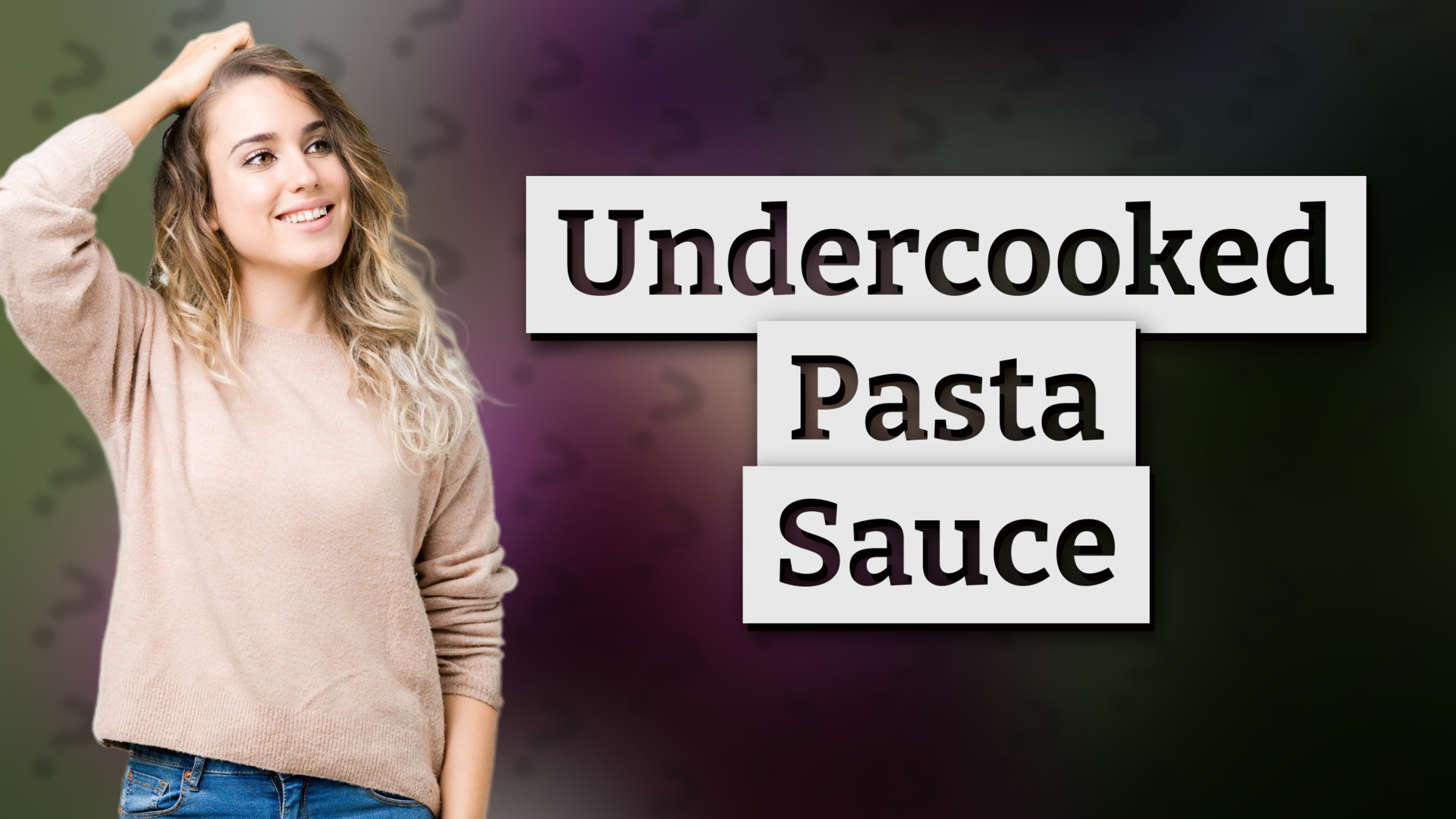 Undercooked Pasta Sauce