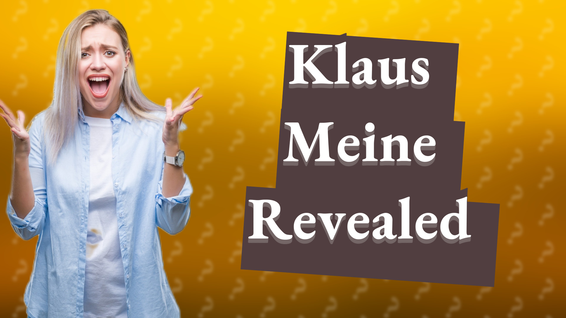 Klaus Meine Revealed
