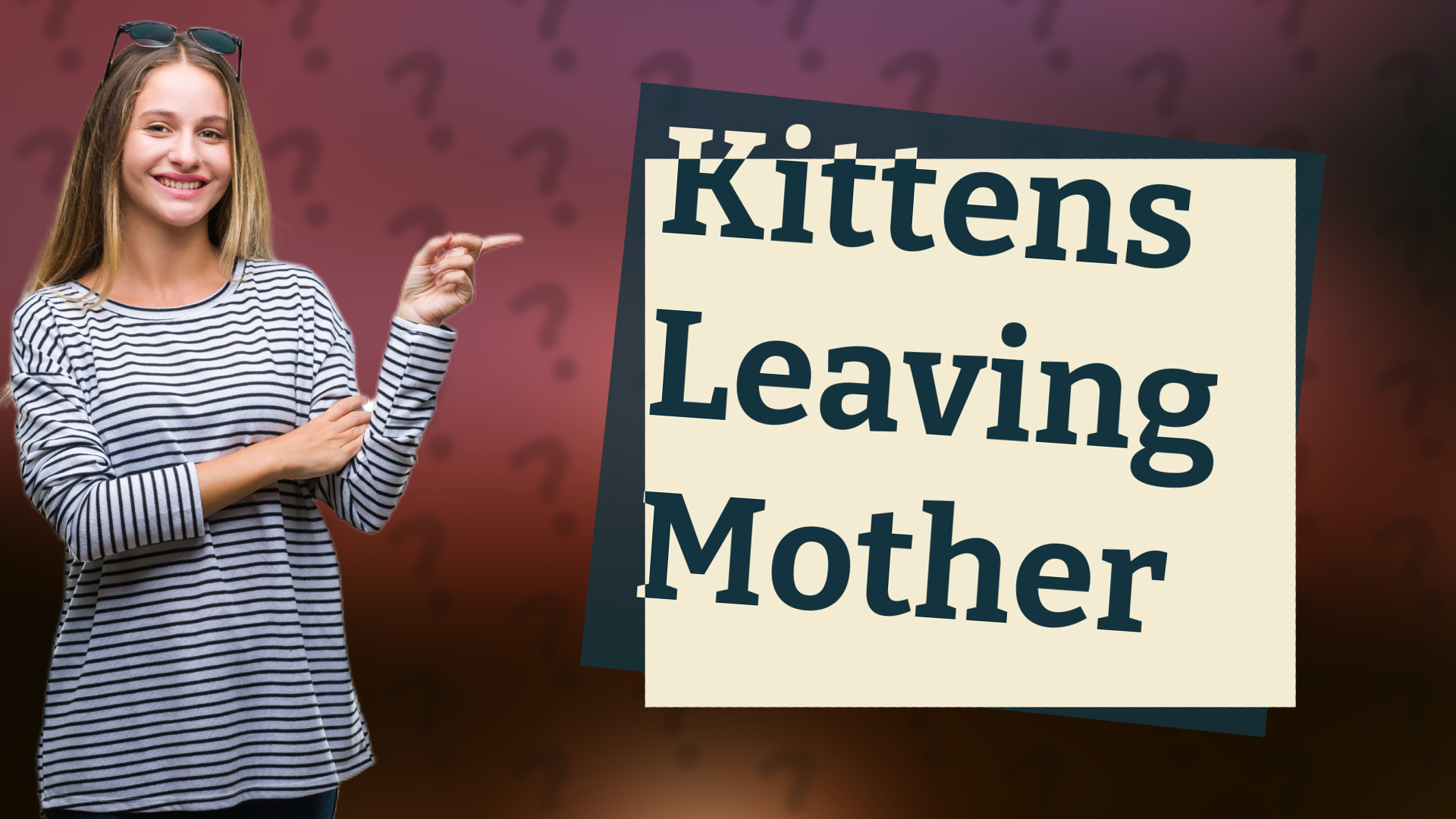 Kittens Leaving Mother