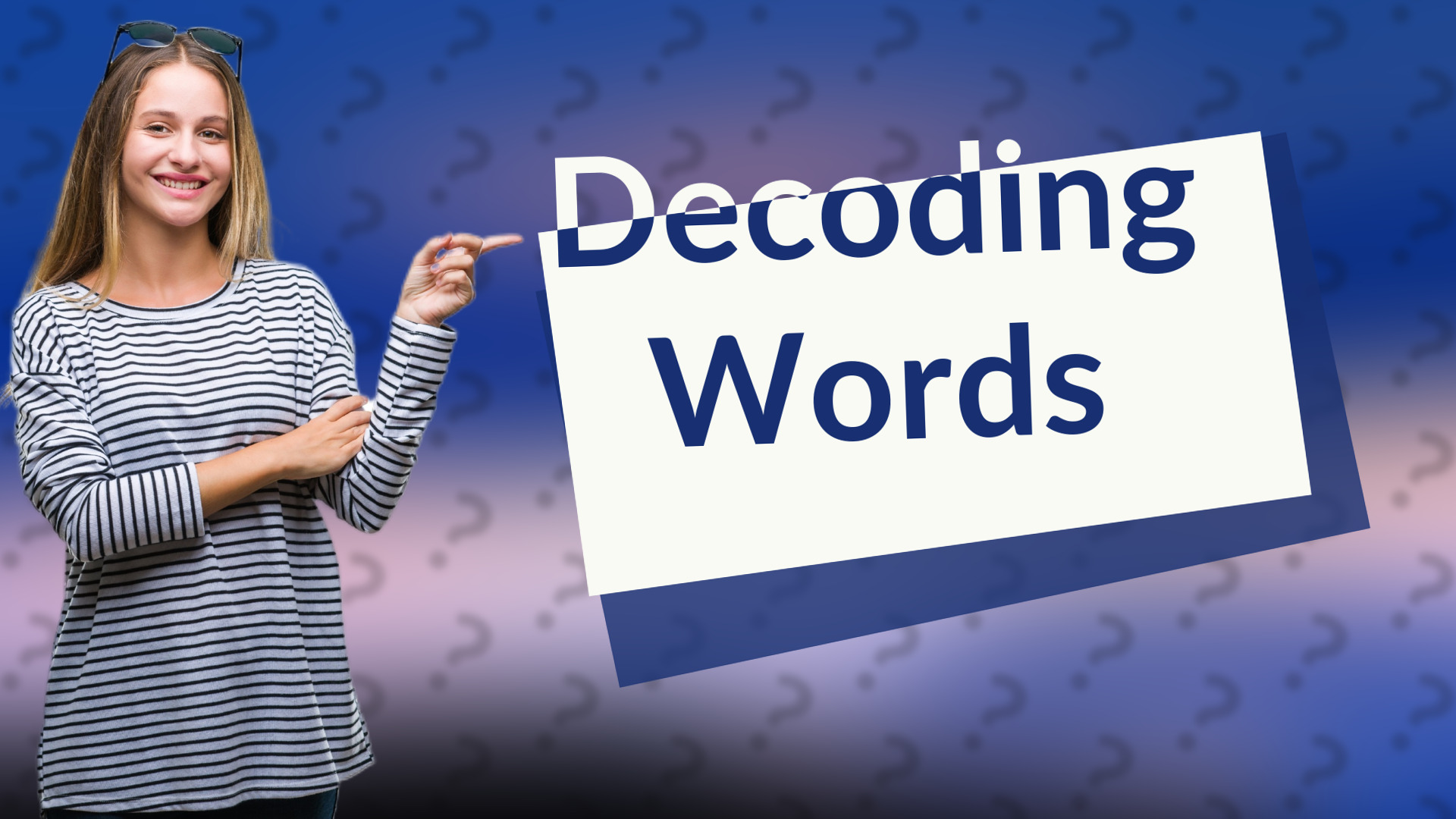 Decoding Words