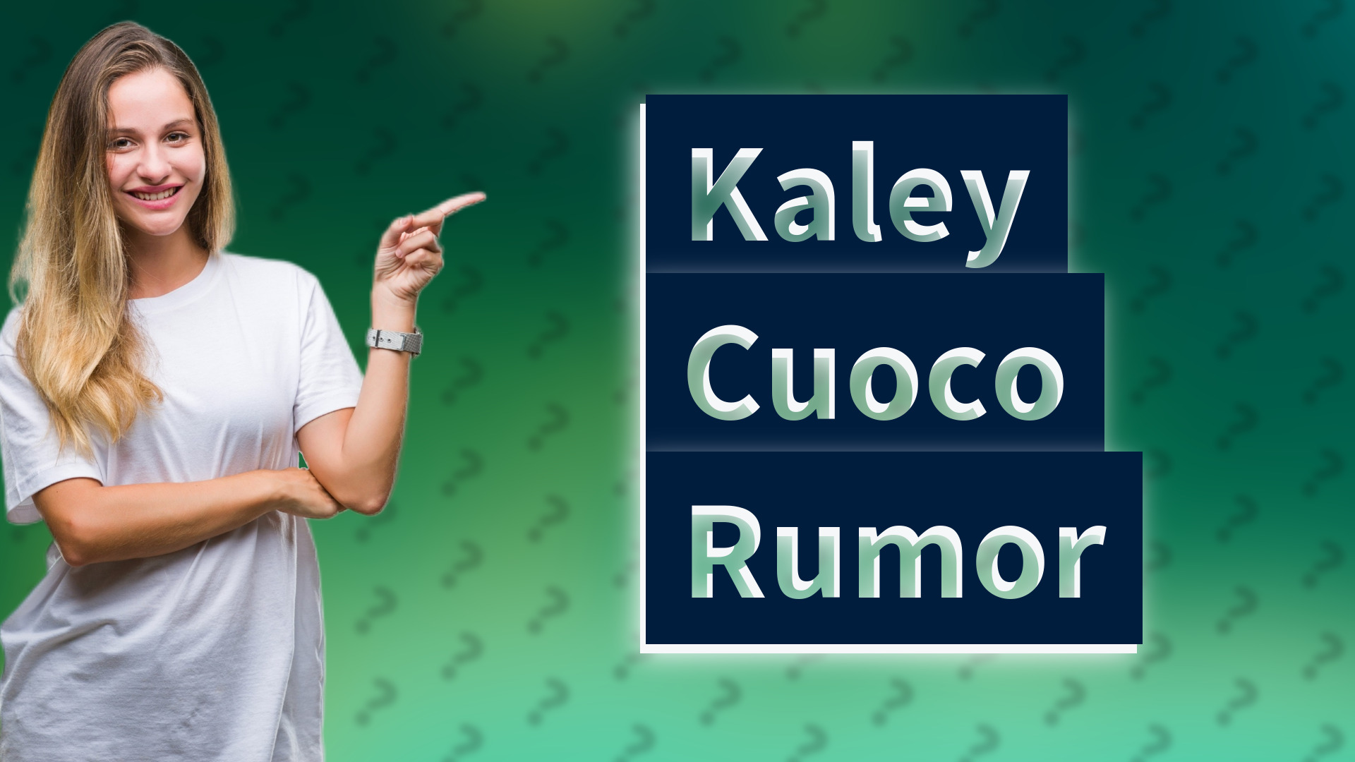 Kaley Cuoco Rumor