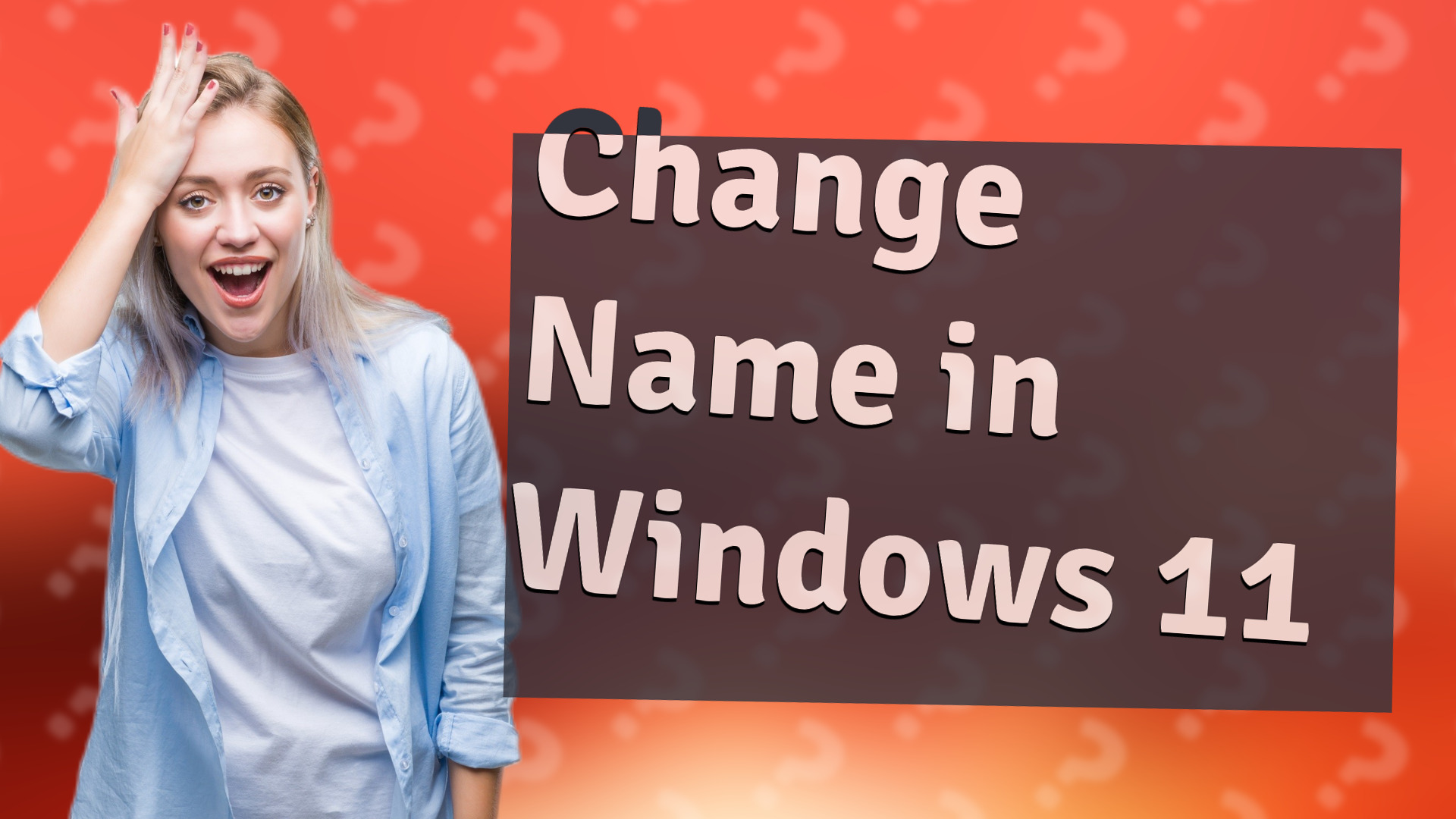 Change Name in Windows 11