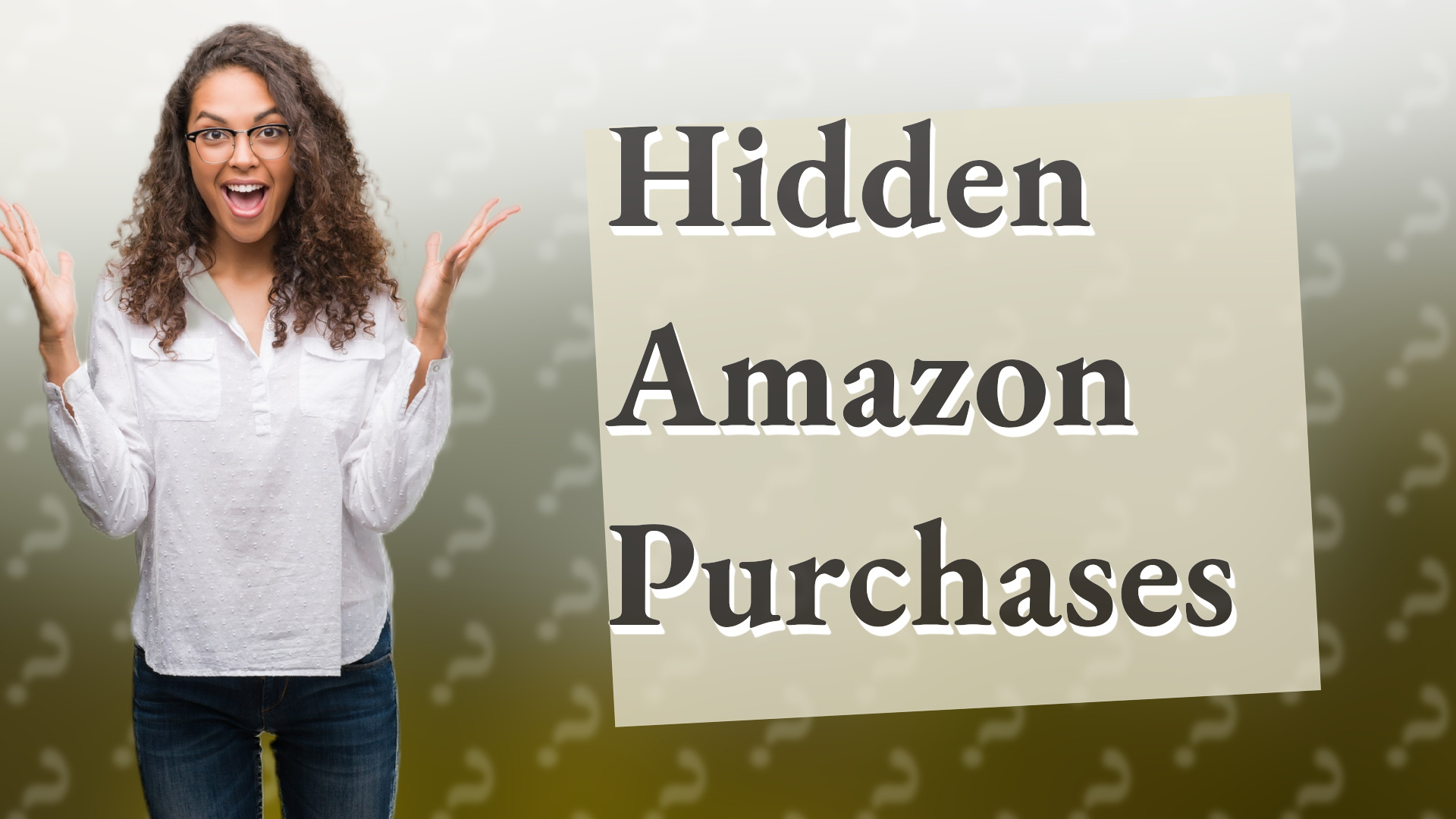 Hidden Amazon Purchases