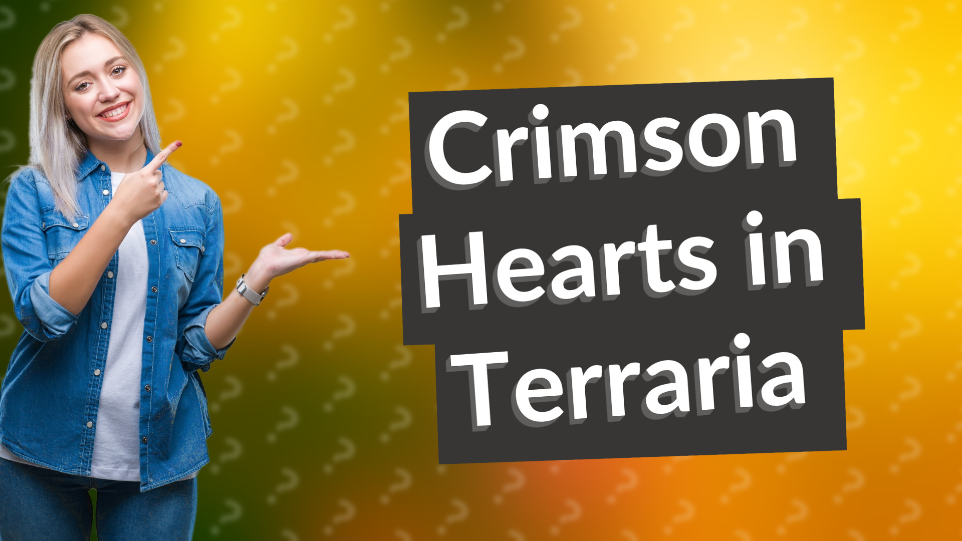 Crimson Hearts in Terraria