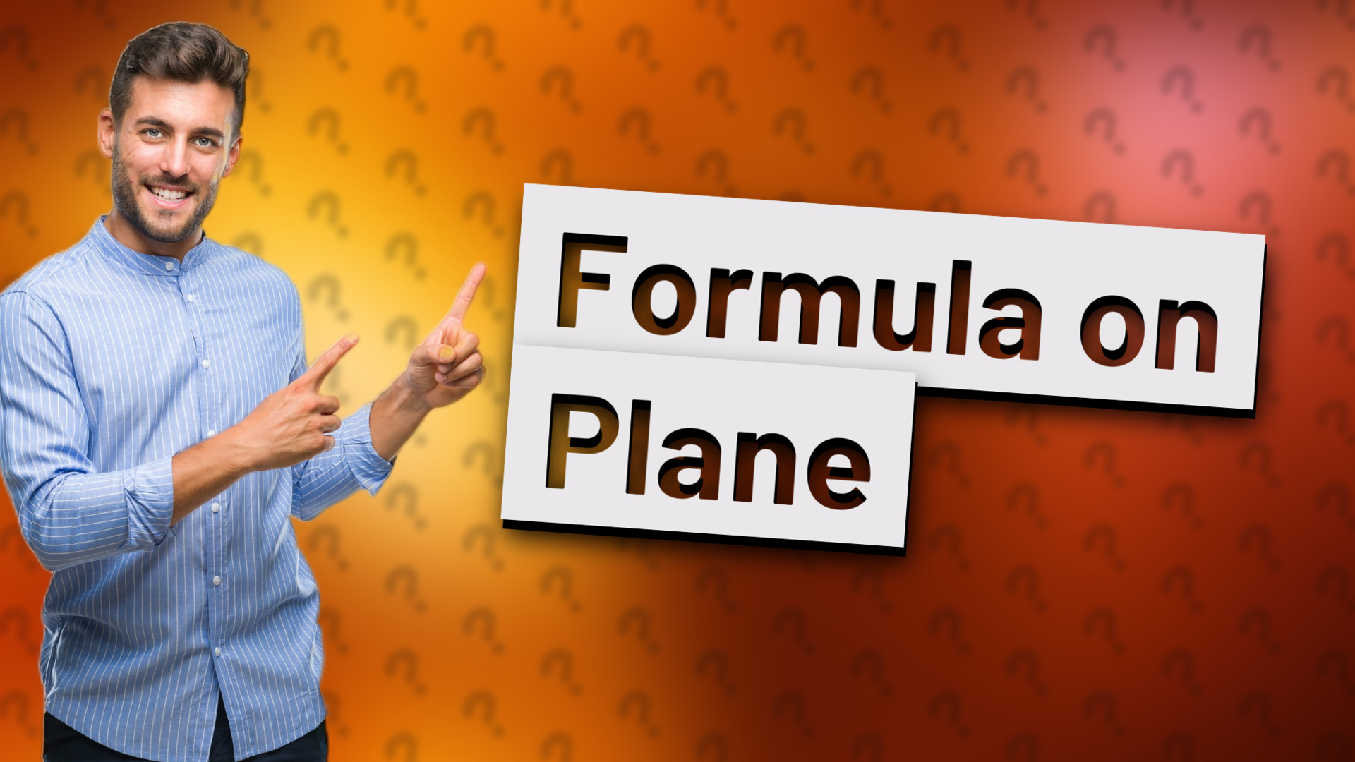 Formula on Plane