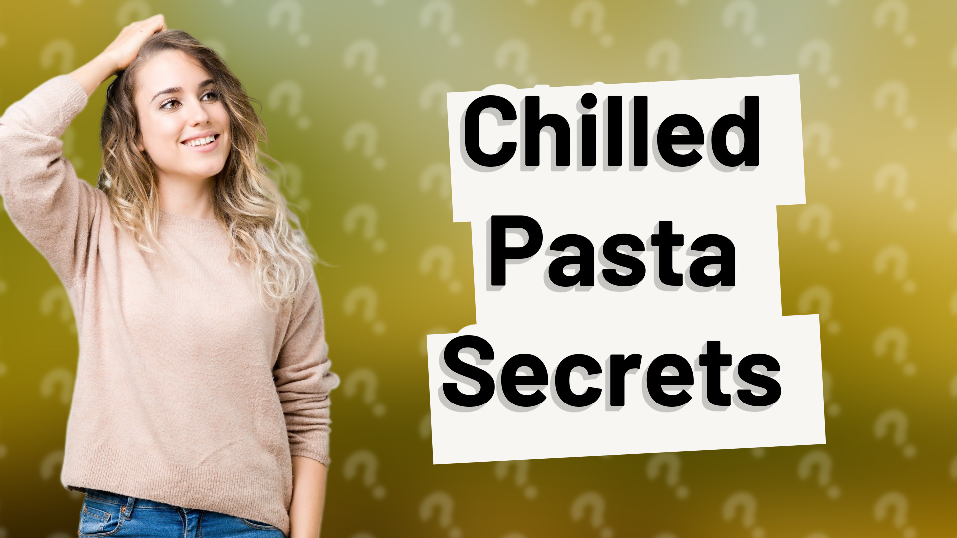 Chilled Pasta Secrets