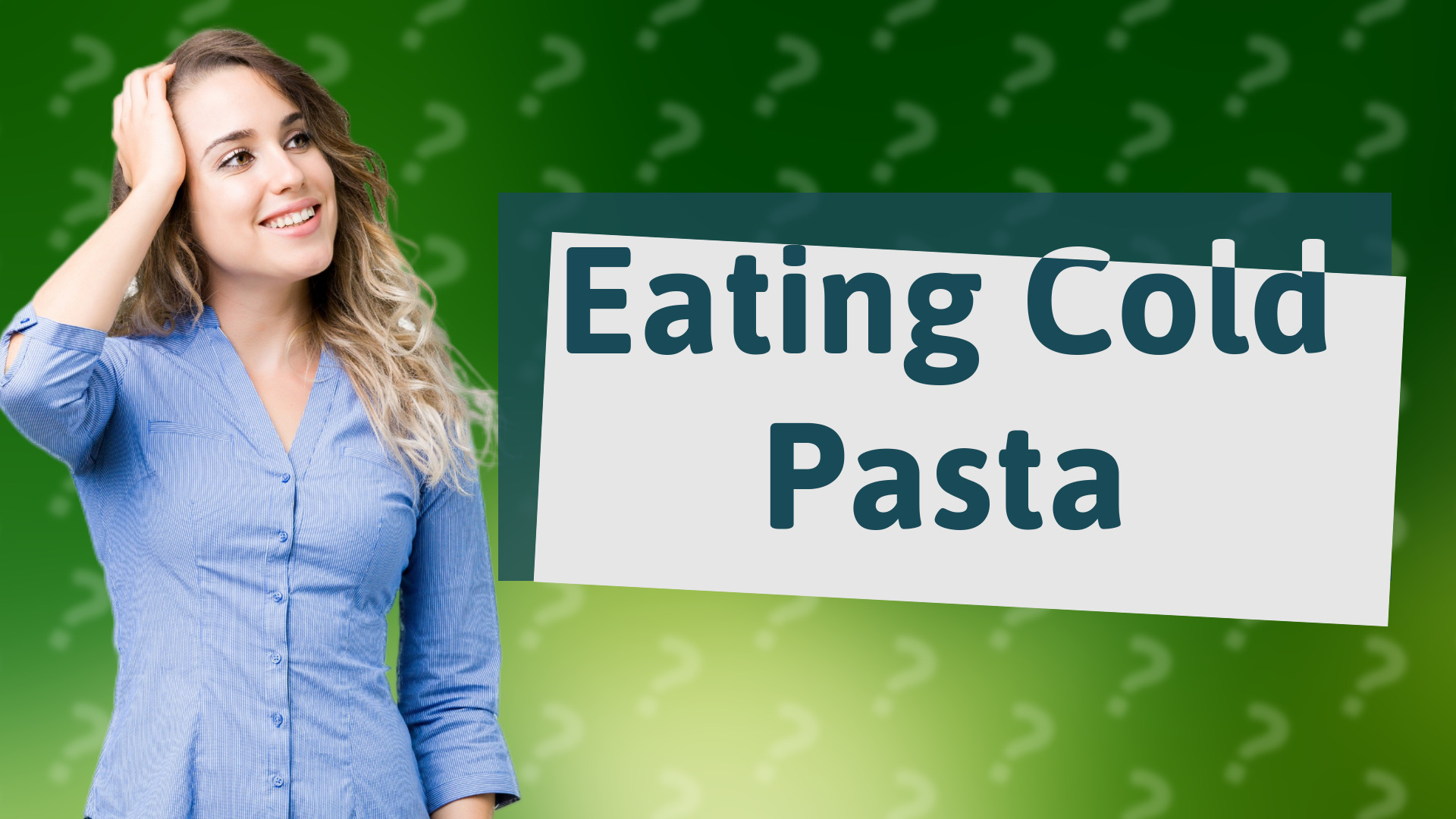 Eating Cold Pasta