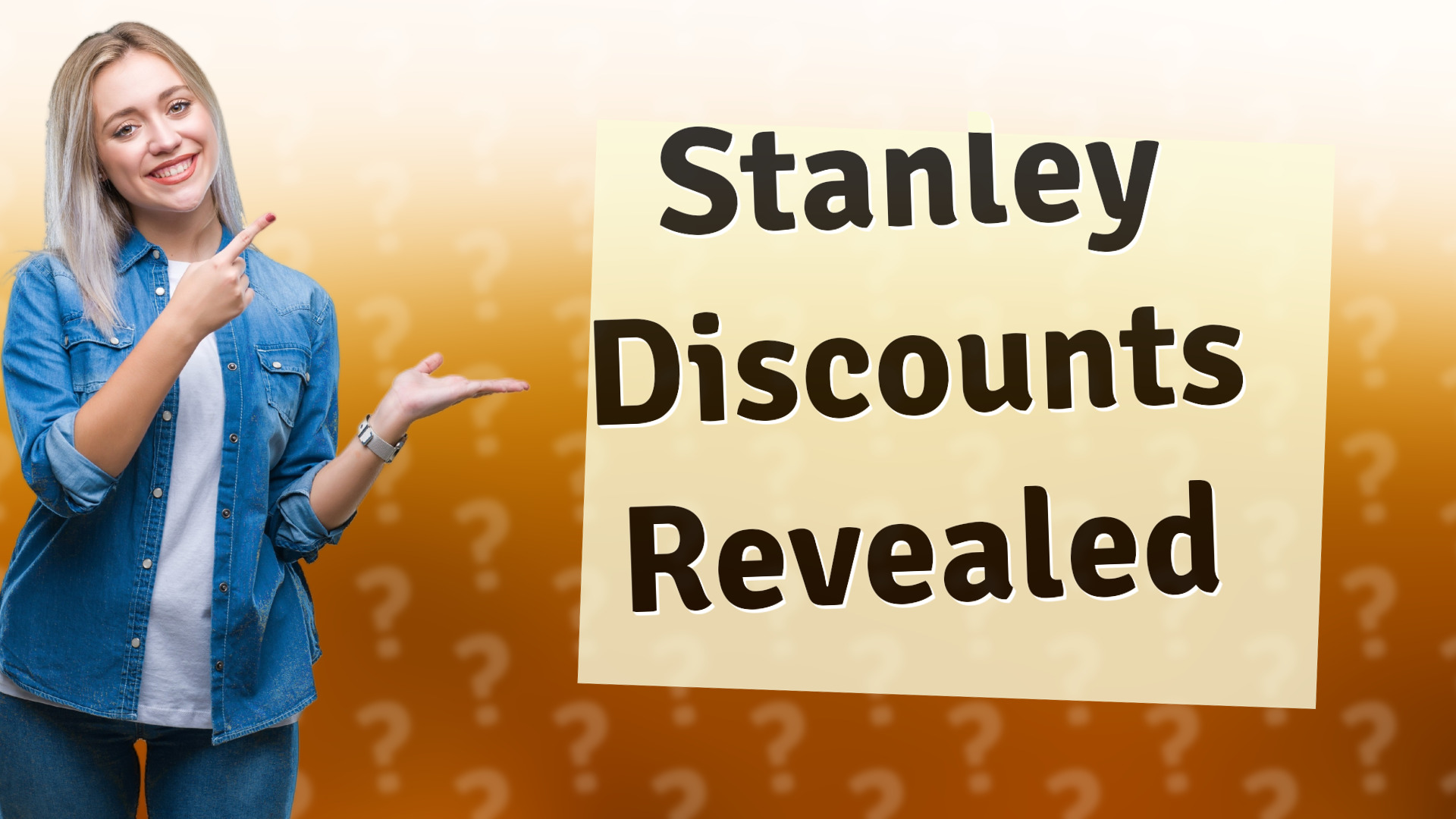 Stanley Discounts Revealed