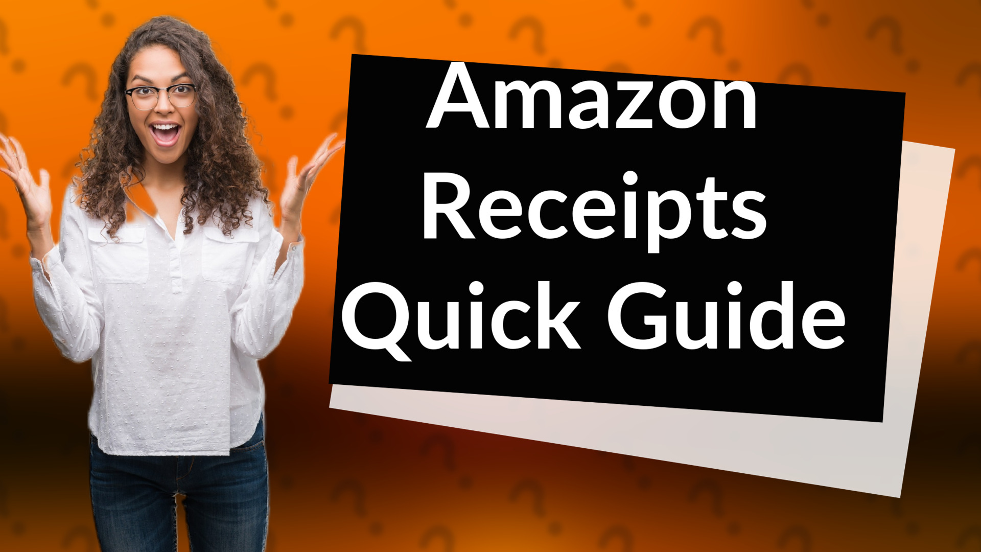 Amazon Receipts Quick Guide
