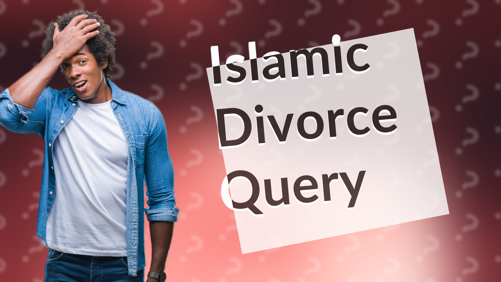 Islamic Divorce Query
