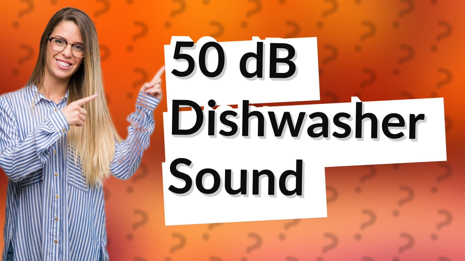 50 dB Dishwasher Sound