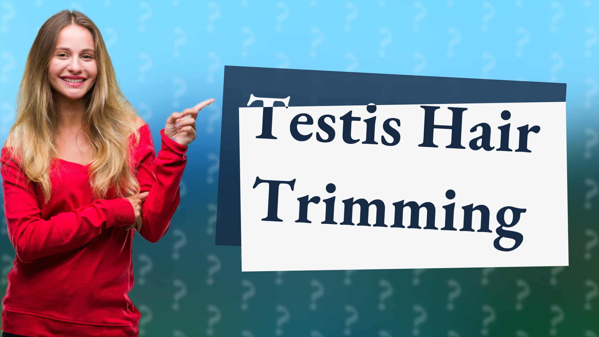 Testis Hair Trimming