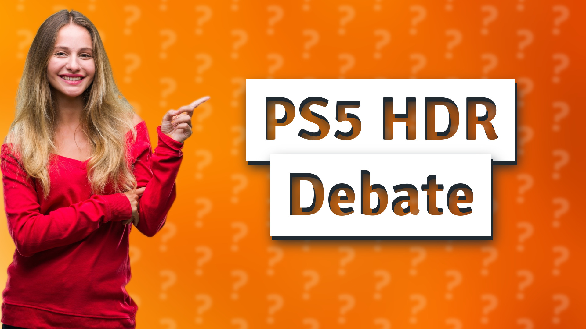 PS5 HDR Debate
