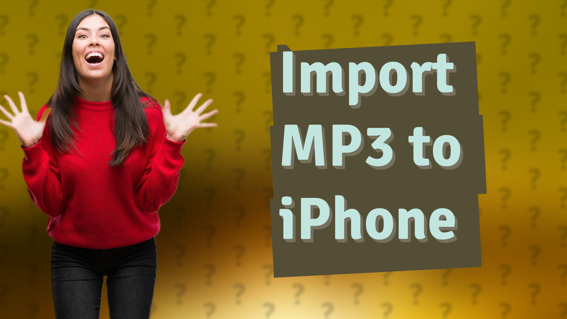 Import MP3 to iPhone