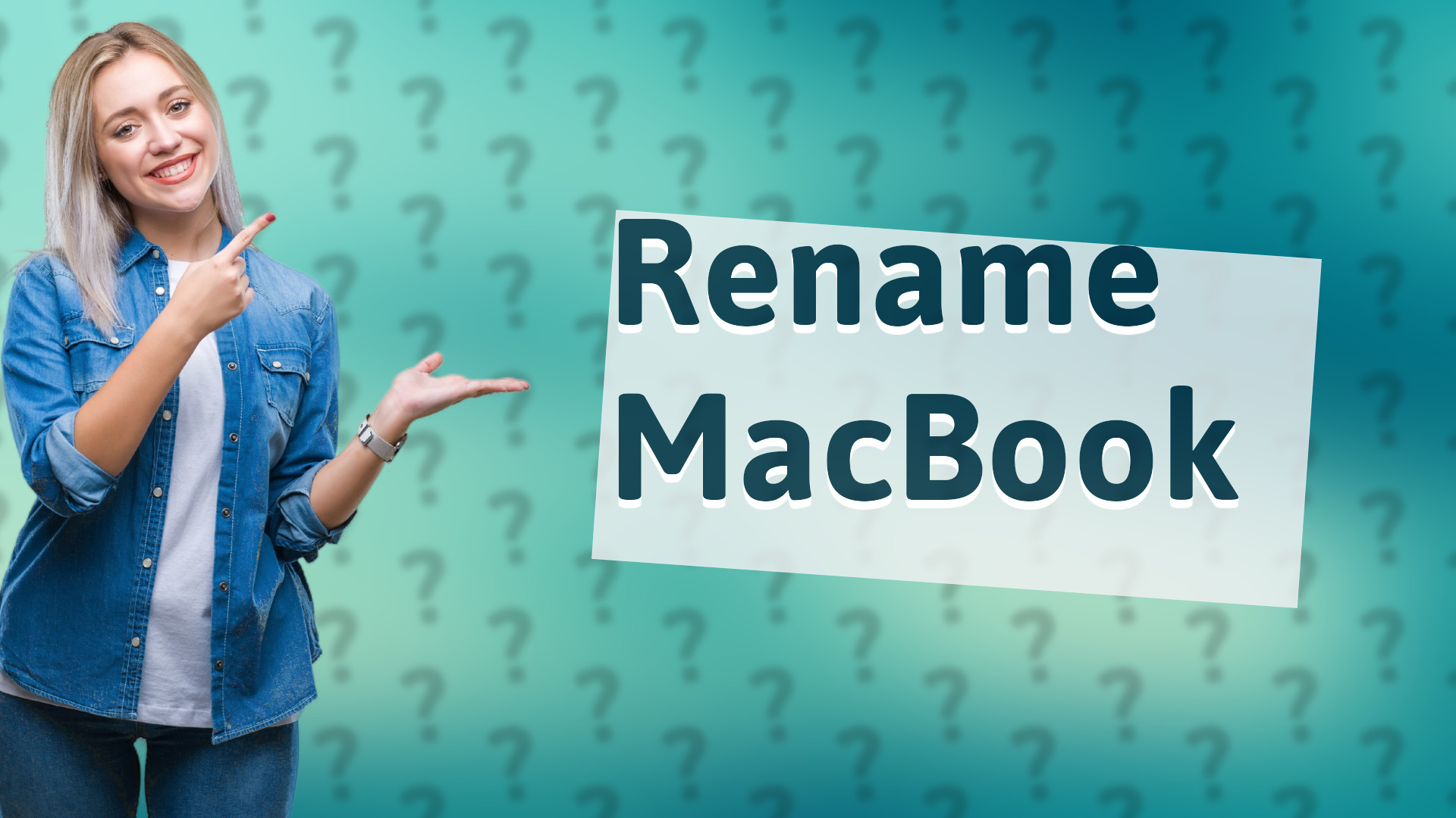 Rename MacBook