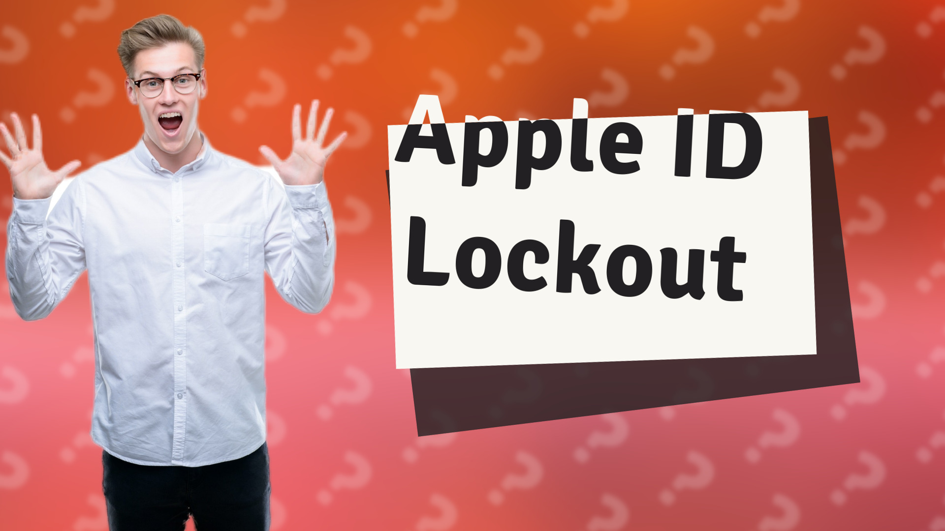 Apple ID Lockout