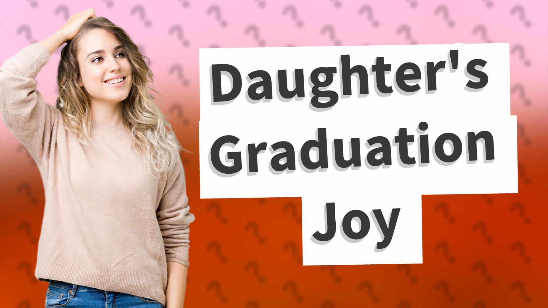 Daughter's Graduation Joy