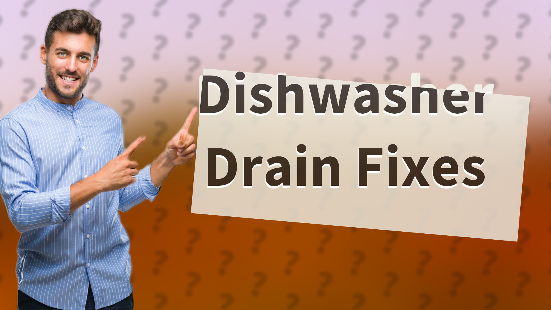 Dishwasher Drain Fixes