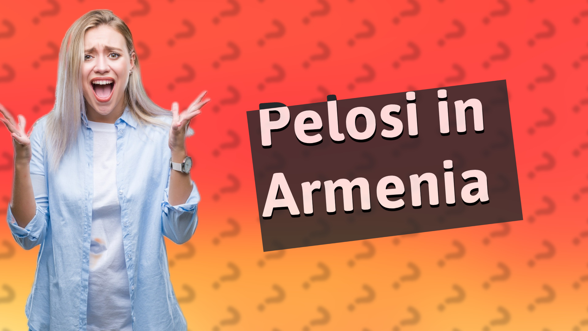 Pelosi in Armenia