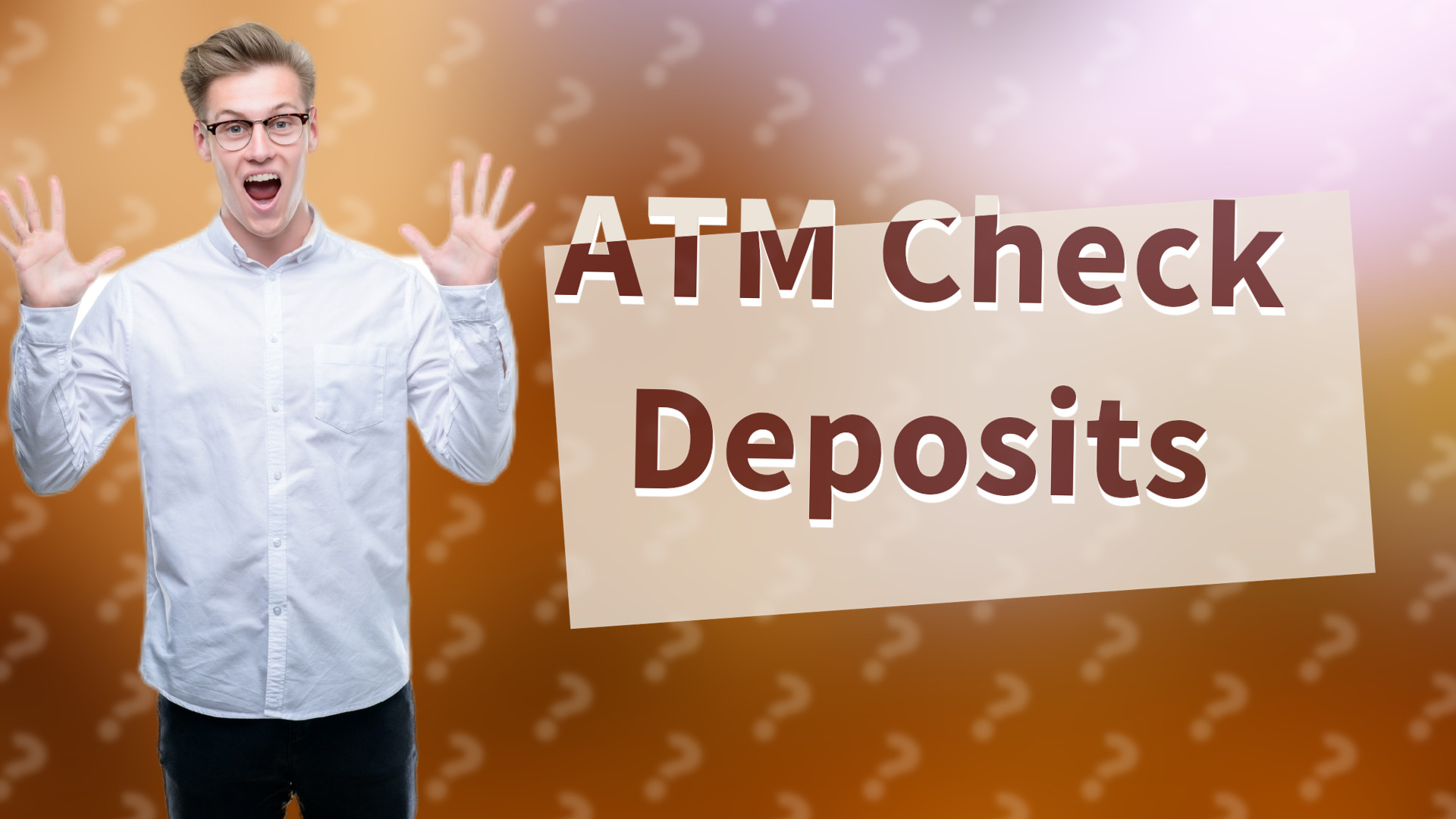 ATM Check Deposits