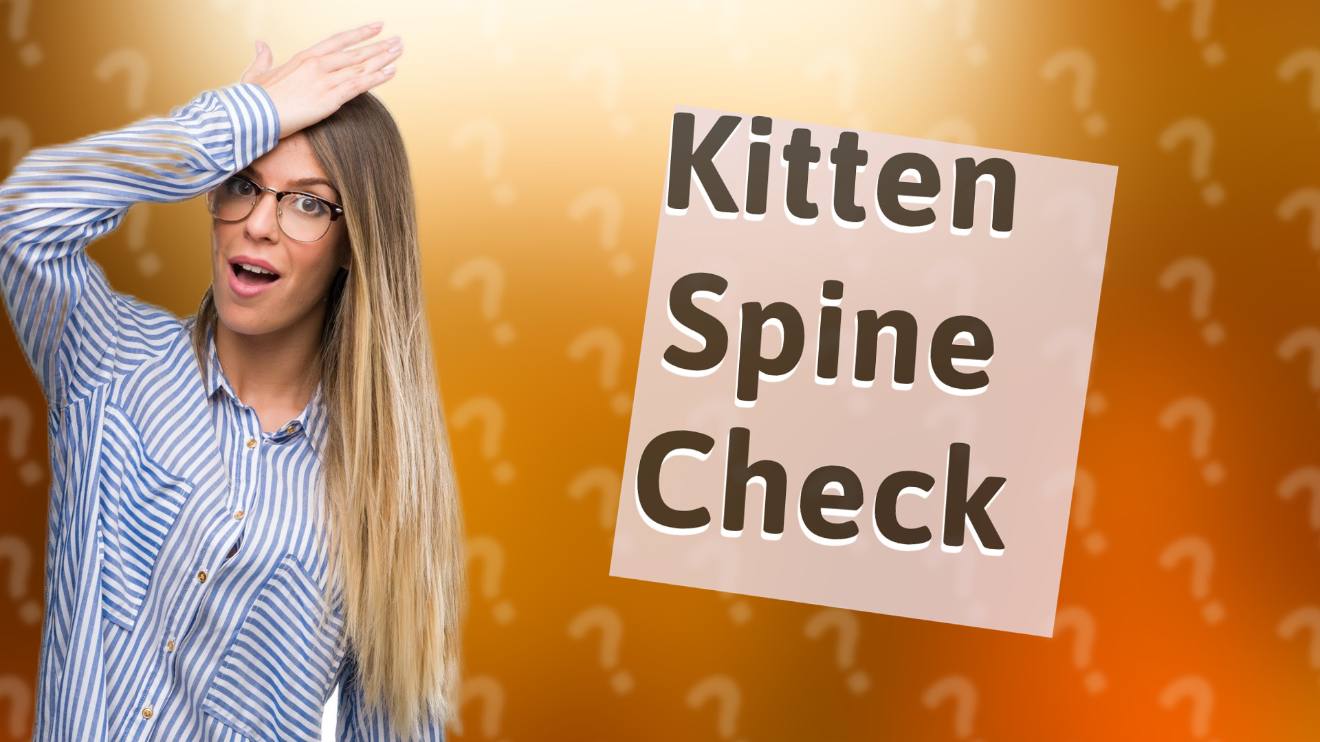 Kitten Spine Check